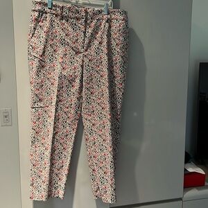 LOFT cropped pants. Matching blazer pictured by listed for sale separately.